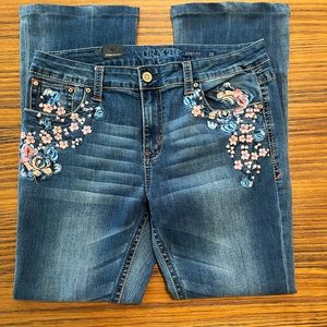 Grace in LA Easy Fit Bootcut Jeans